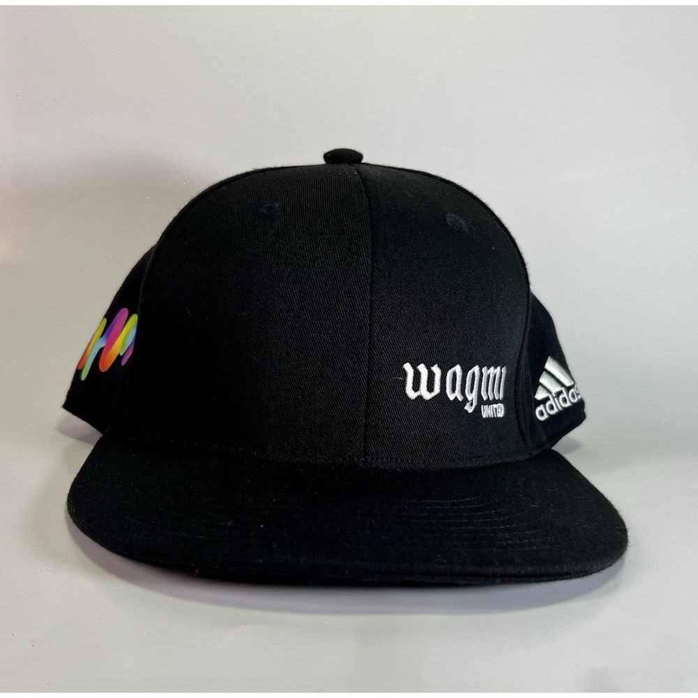 WAGMI United Hat Chromie Squiggle Snowfro Art Blocks NEW Adidas Snapback Black